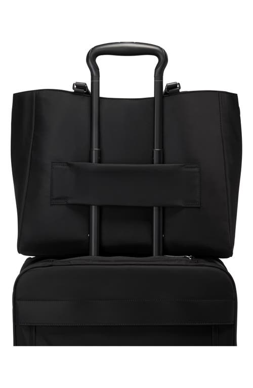 Tumi Valetta Large Tote In Black/gunmetal