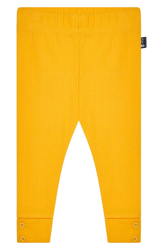 Shop Jojo Maman Bébé Chick Breton Cotton Top & Leggings Set In Yellow