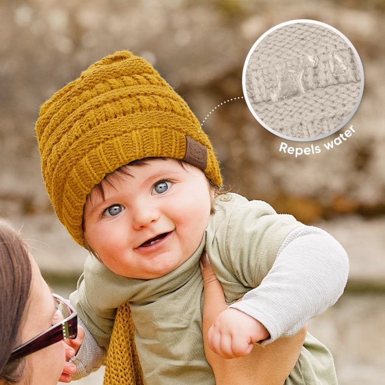 Shop Keababies 3-pack Warmzy Baby Beanies In Sunshine