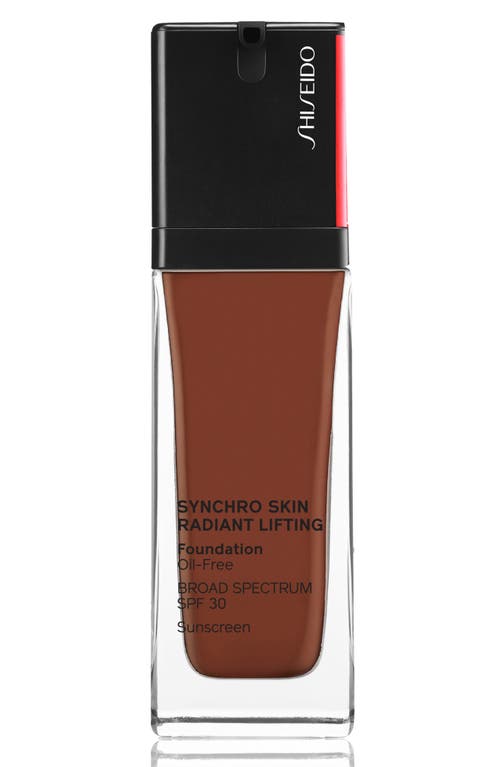 Shiseido Synchro Skin Radiant Lifting Foundation SPF 30 in 550 Jasper at Nordstrom