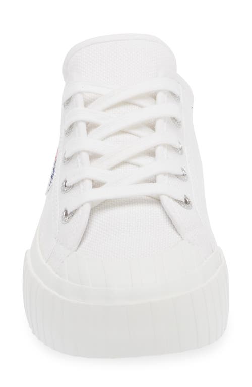 Shop Superga 2630 Stripe Sneaker In White