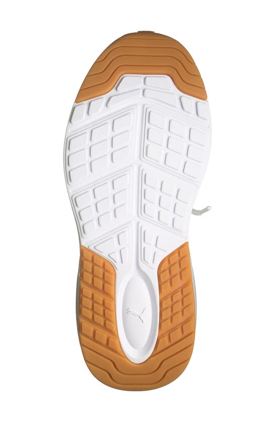 Shop Puma Amplifier Sneaker In White- Gold