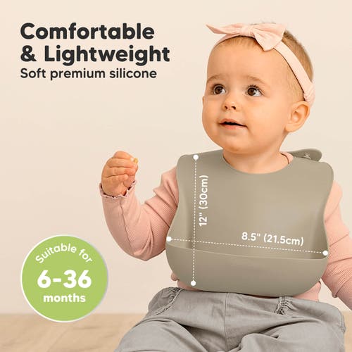 Shop Keababies Prep Silicone Bibs In Marsh