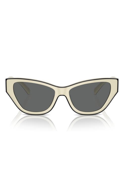 Tory Burch 54mm Cat Eye Sunglasses in Dark Grey at Nordstrom