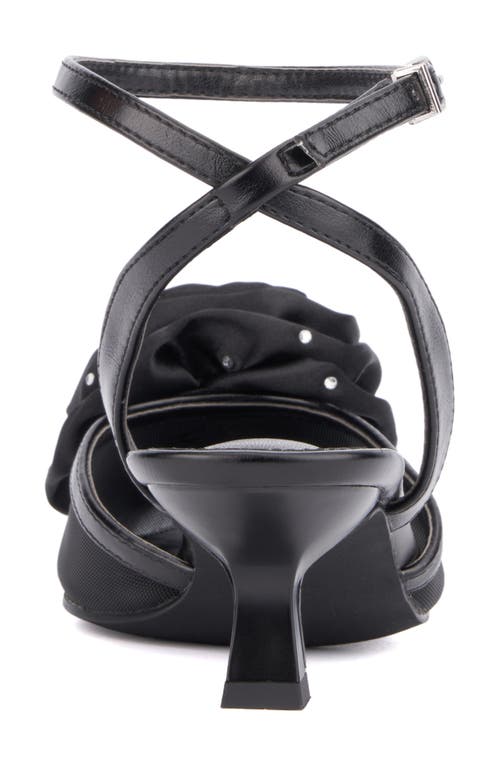 New York And Company Womens Violetta Heeled Sandals In Black