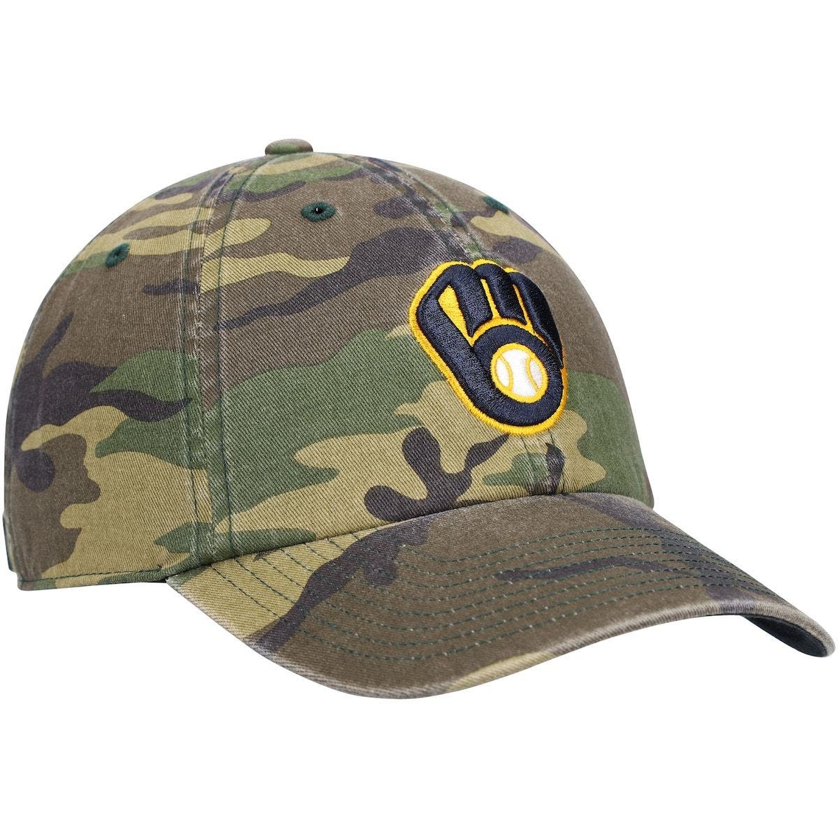 milwaukee brewers camo hat