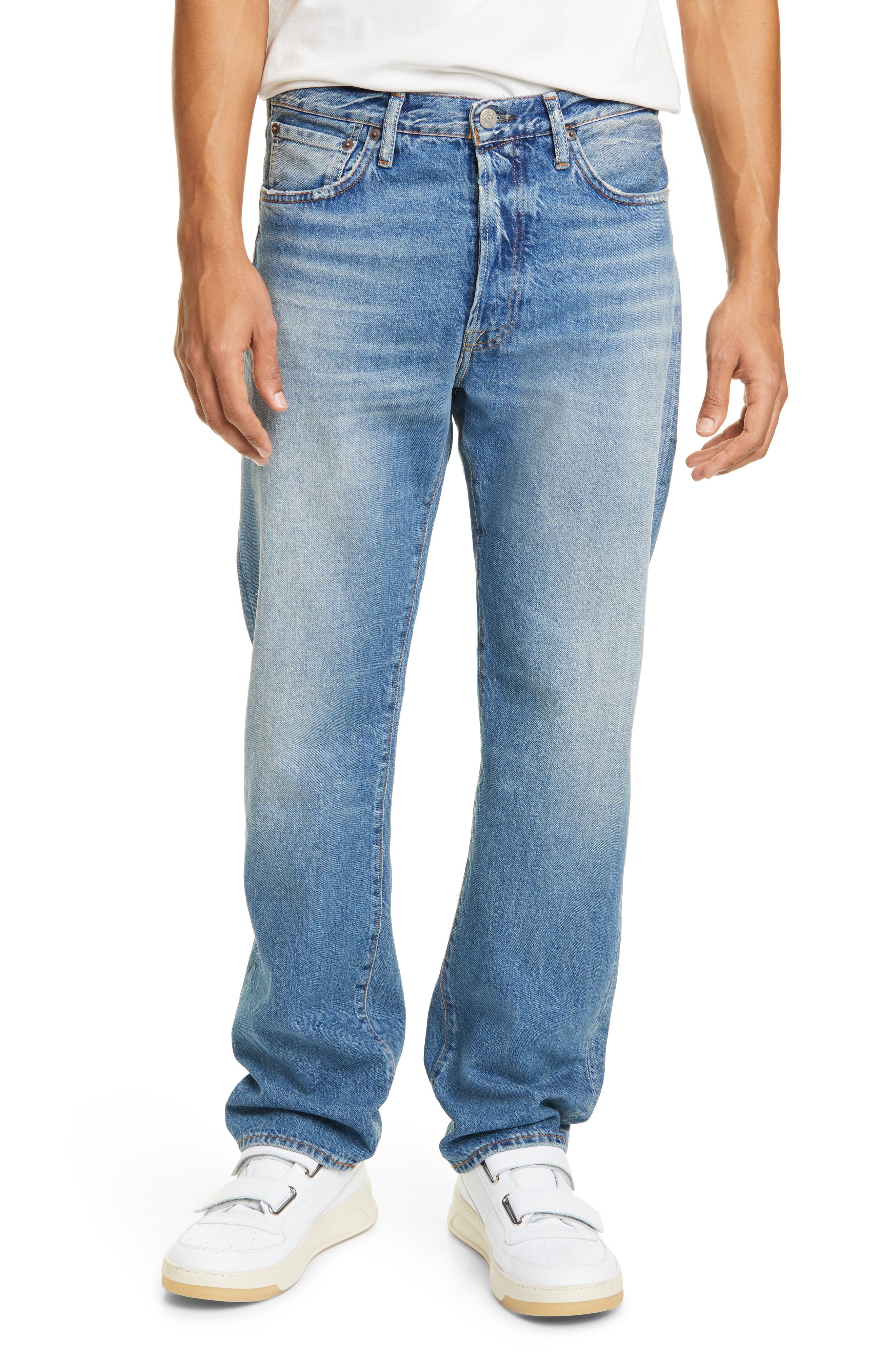 acne jeans and giuseppe's