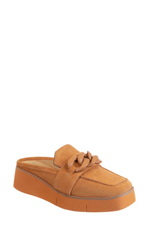 Elect Platform Loafer Mule in Camel