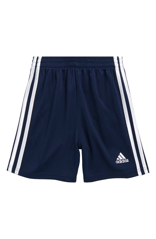Shop Adidas Originals Adidas Kids' 3-stripe Shorts In Navy