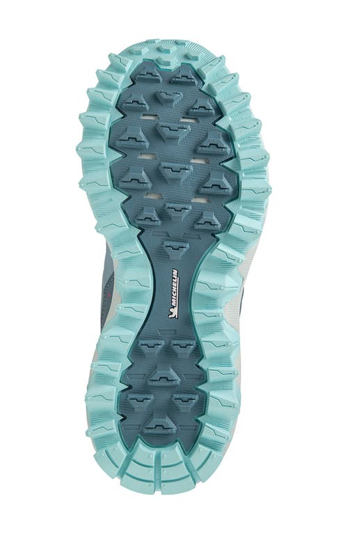 Mizuno Wave Mujin 9 Running Shoe In Forget Me Not-nimbus Cloud