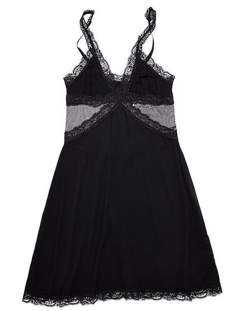 Shop Adore Me Primrose Slip In Black