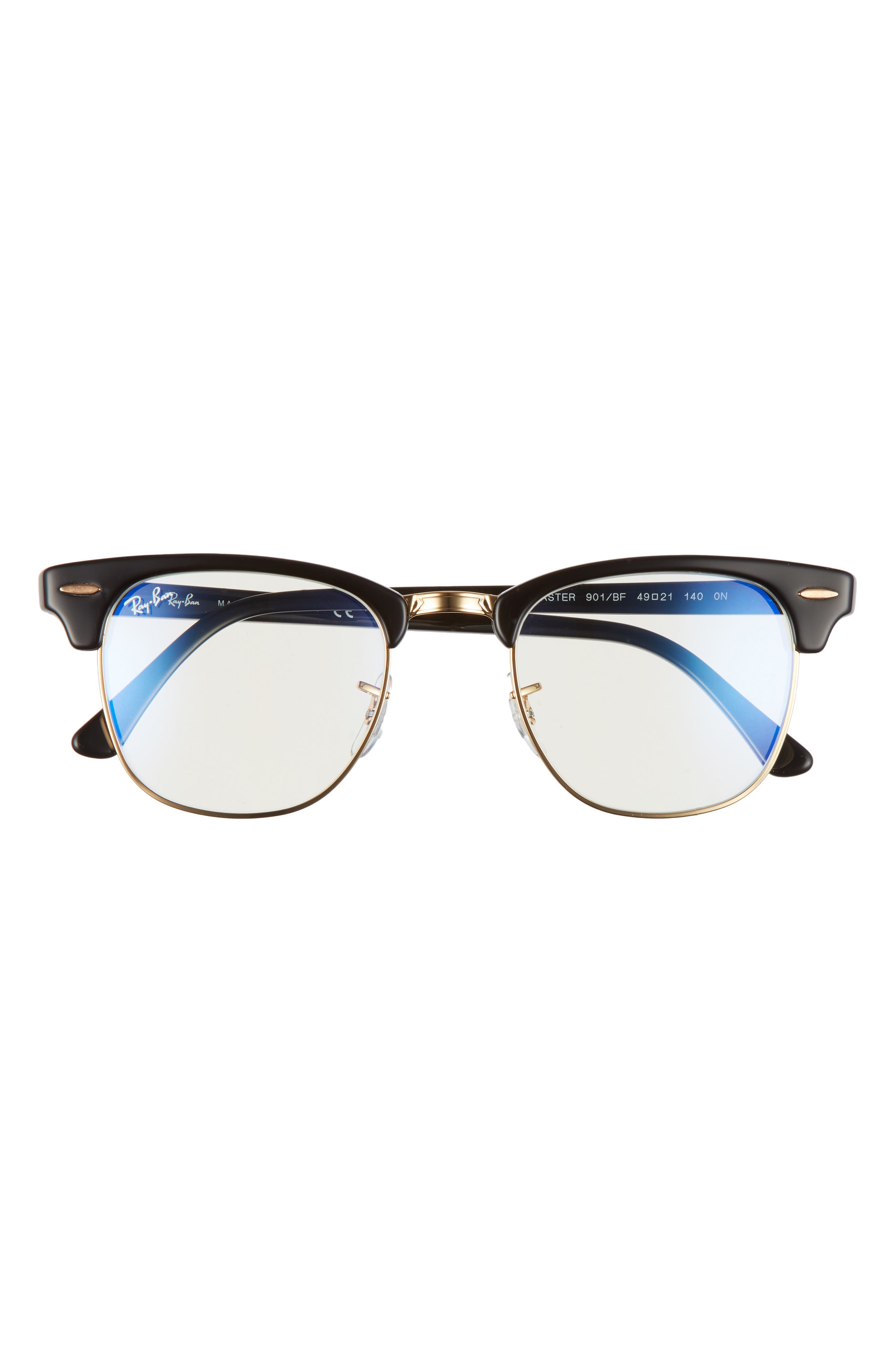 Ray-Ban 49mm Clubmaster Blue Light 