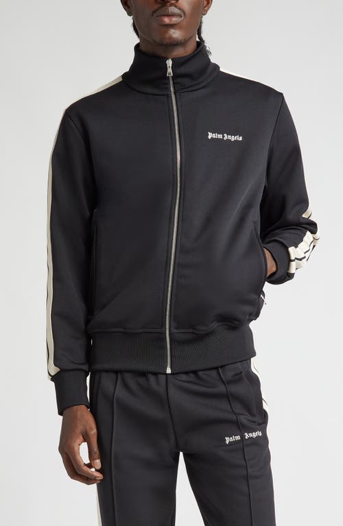 Palm Angels Monogram Classic Track Jacket in Black White at Nordstrom, Size Small