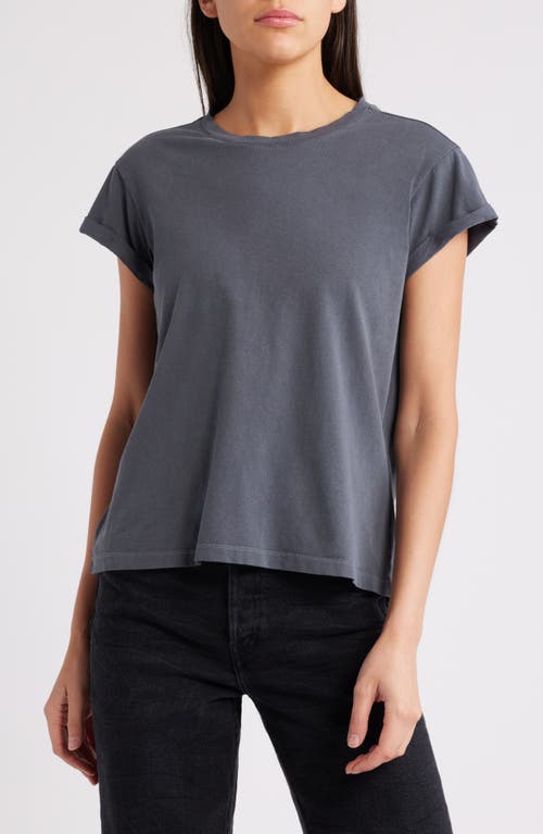 Shop Allsaints Anna Cotton T-shirt In Periscope Grey