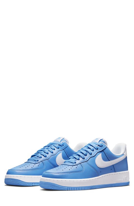 Nike Air Force 1 '07 Sneaker In University Blue/ White