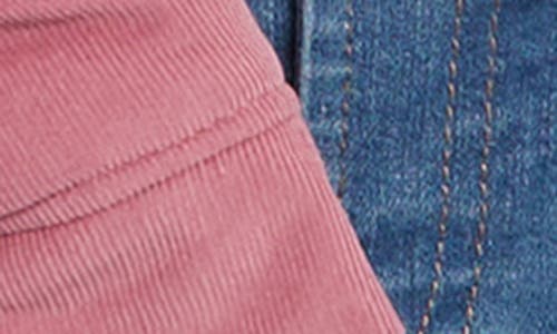 7 FOR ALL MANKIND 7 FOR ALL MANKIND FAUX FUR LINED SHIRT JACKET & DENIM PANTS 