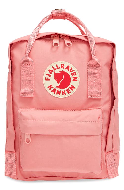 Fjällräven Mini Kånken Water Resistant Backpack in Pink