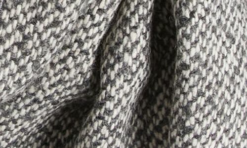 Clifton Wilson Herringbone Wool Scarf In Gray