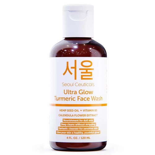 Ultra Glow Korean Turmeric Face Wash in Clear