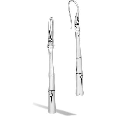 John Hardy Bamboo Linear Drop Earrings