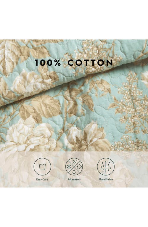 Laura Ashley Brompton Quilt & Sham Set In Serene