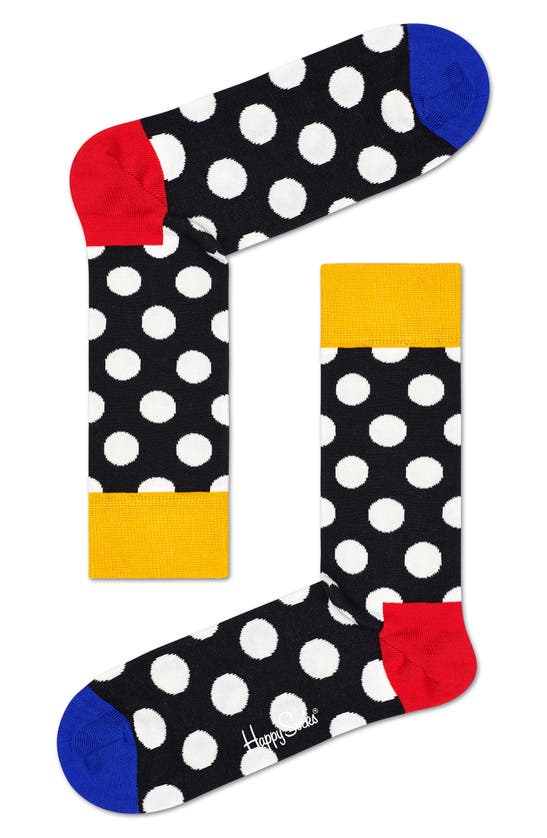 Happy Socks Assorted 3-pack Crew Socks Gift Box In Medium Multi