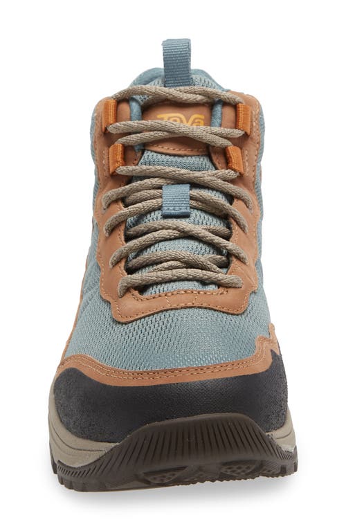 Shop Teva Ridgeview Mid Hiking Boot In Tan/trooper