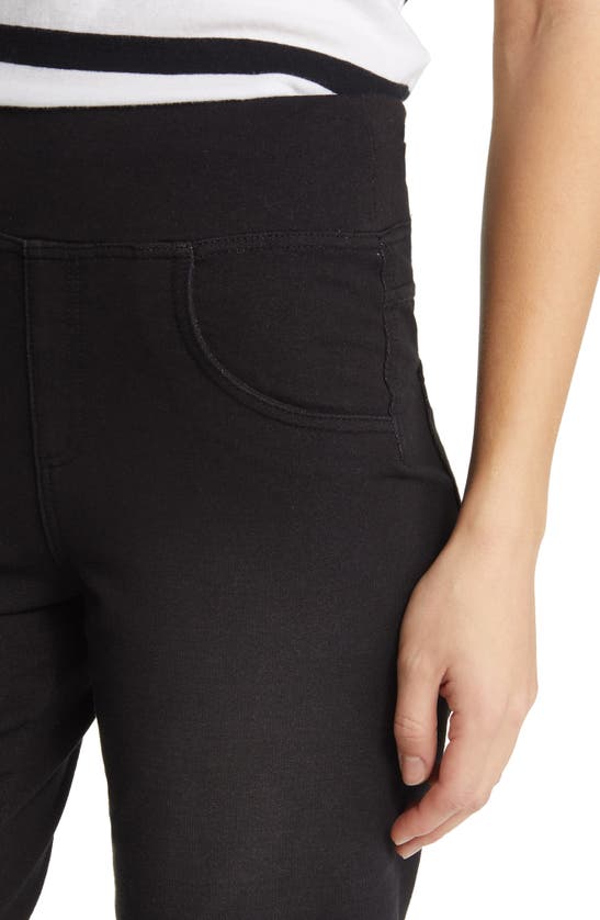 Hue Game Changing High Rise Bermuda Shorts In Black