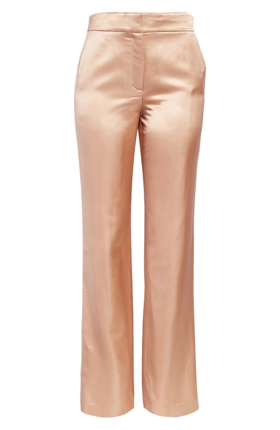 A.l.c Ford Straight Leg Satin Pants In Sirocco