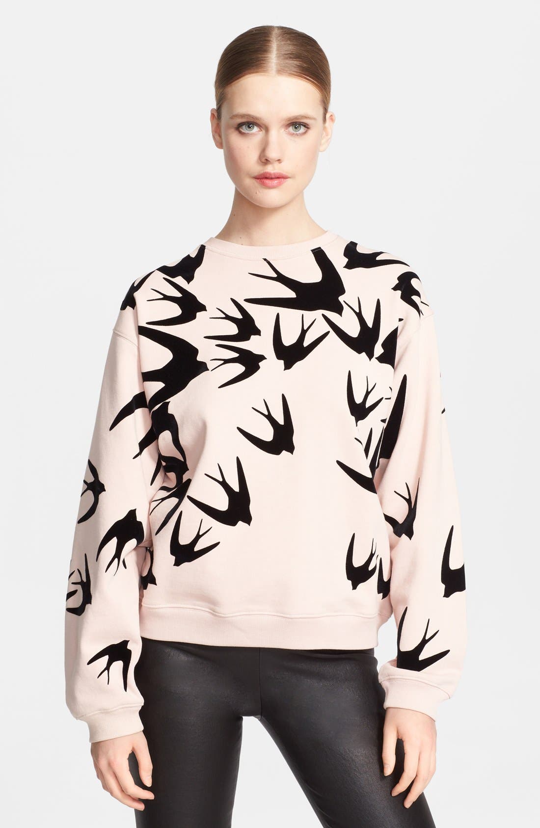 alexander mcqueen bird sweatshirt
