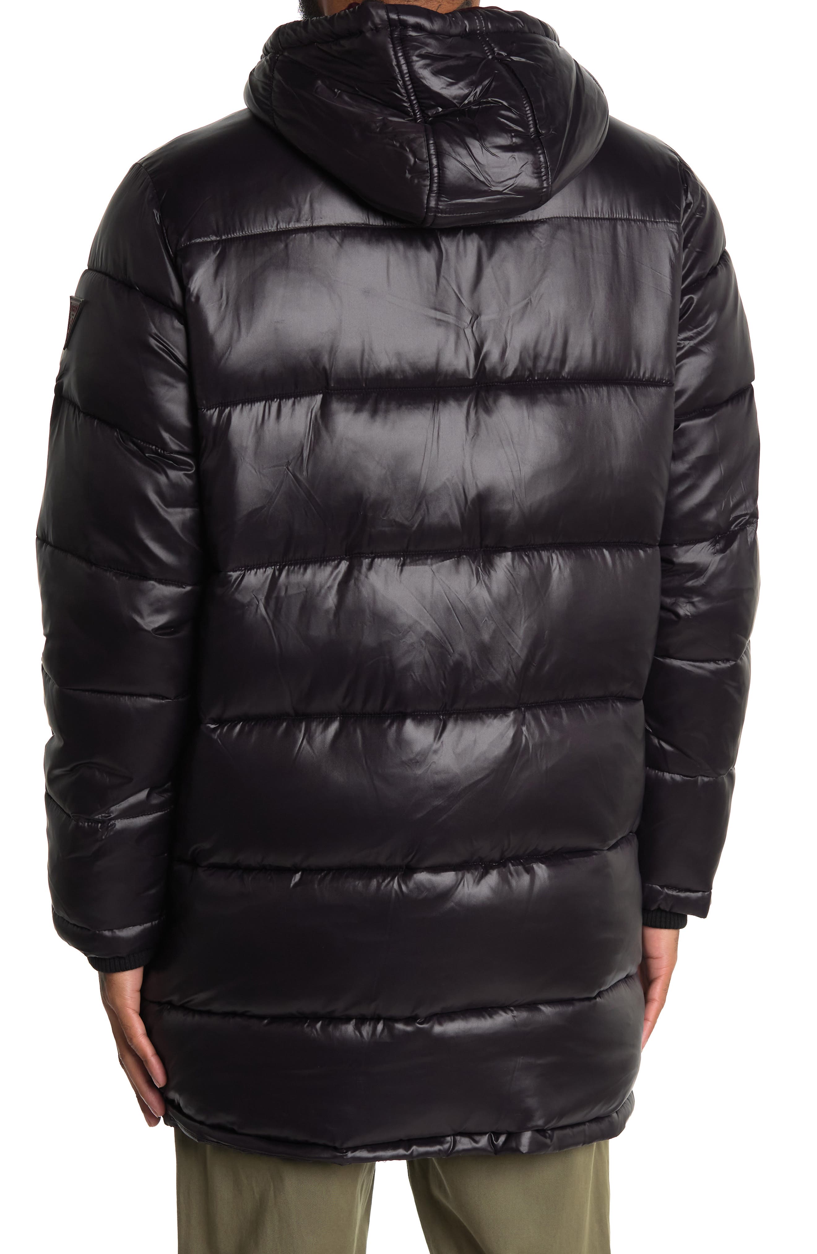GUESS Hooded Long Puffer Jacket 