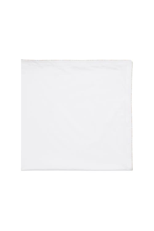 Burberry Check Cotton Blanket In White