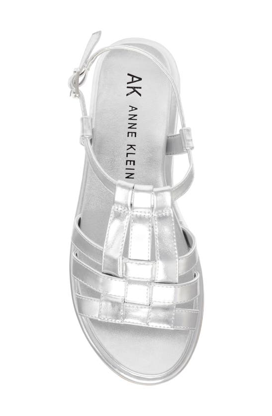 Shop Anne Klein Elwood Sandal In Silver