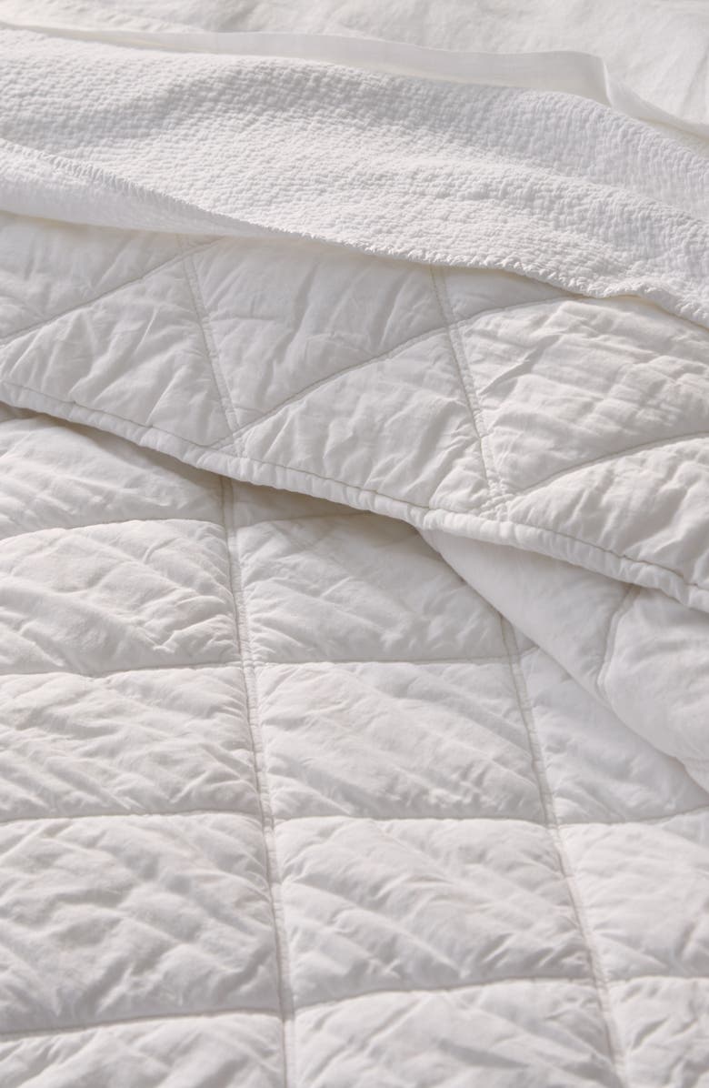 Coyuchi Diamond Stitch Organic Cotton Comforter | Nordstrom