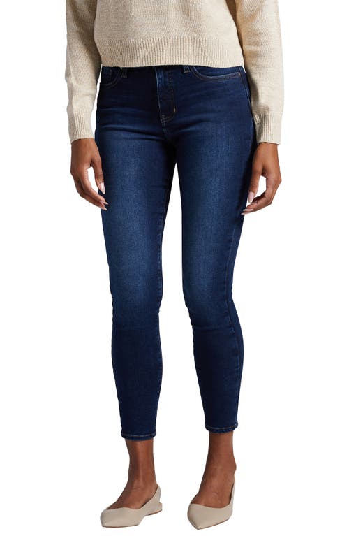 Forever Stretch High Waist Skinny Jeans in Cadet Blue