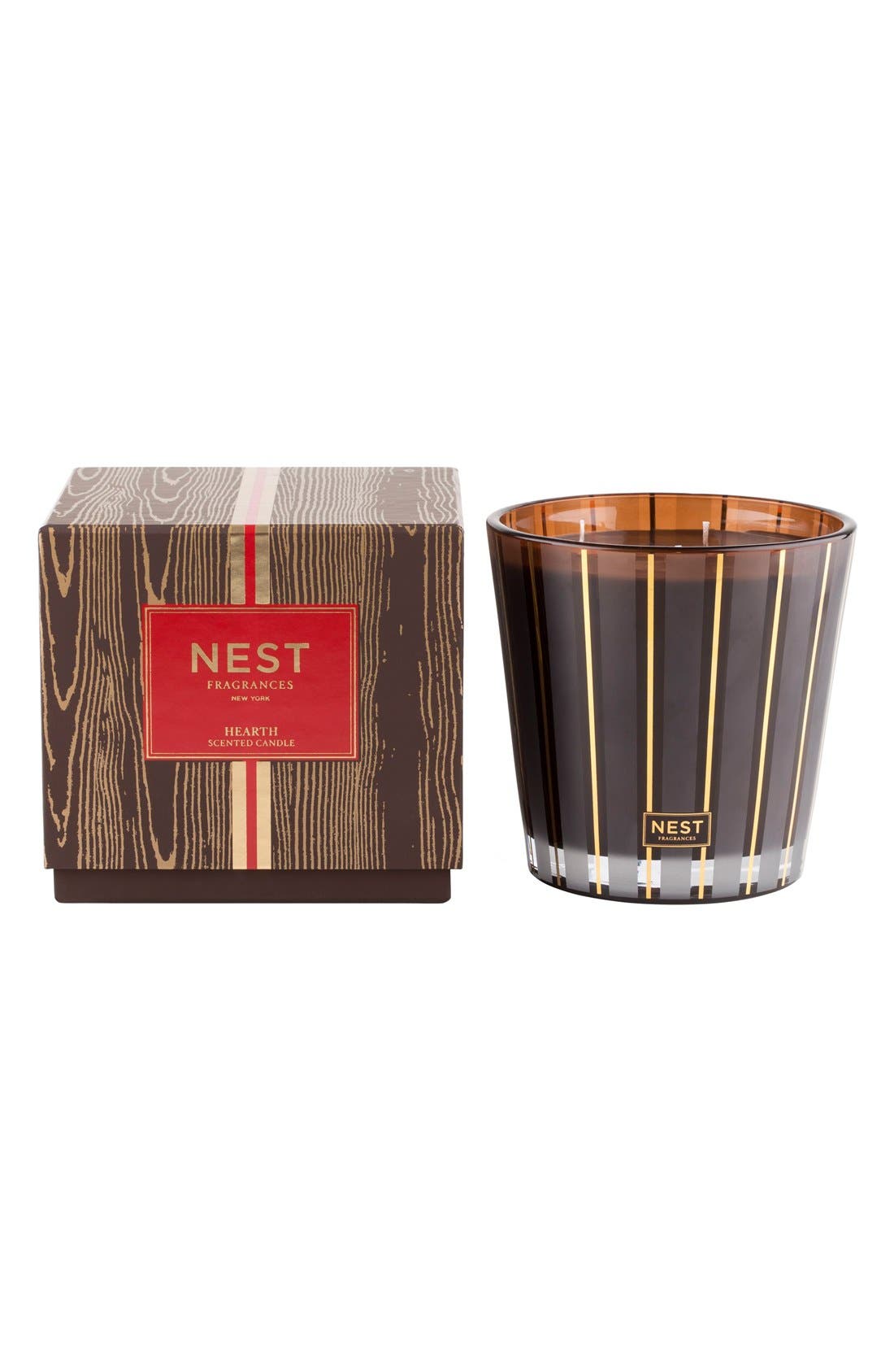 NEST Fragrances Hearth Scented ThreeWick Candle Nordstrom