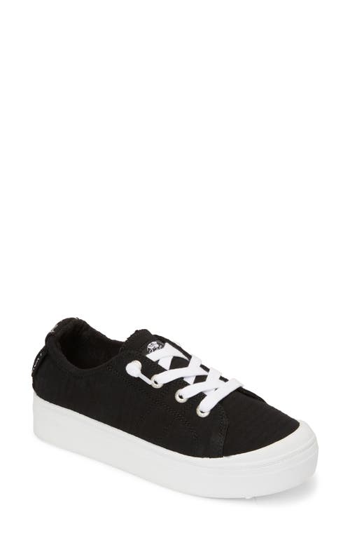 Bayshore Platform Sneaker in Black