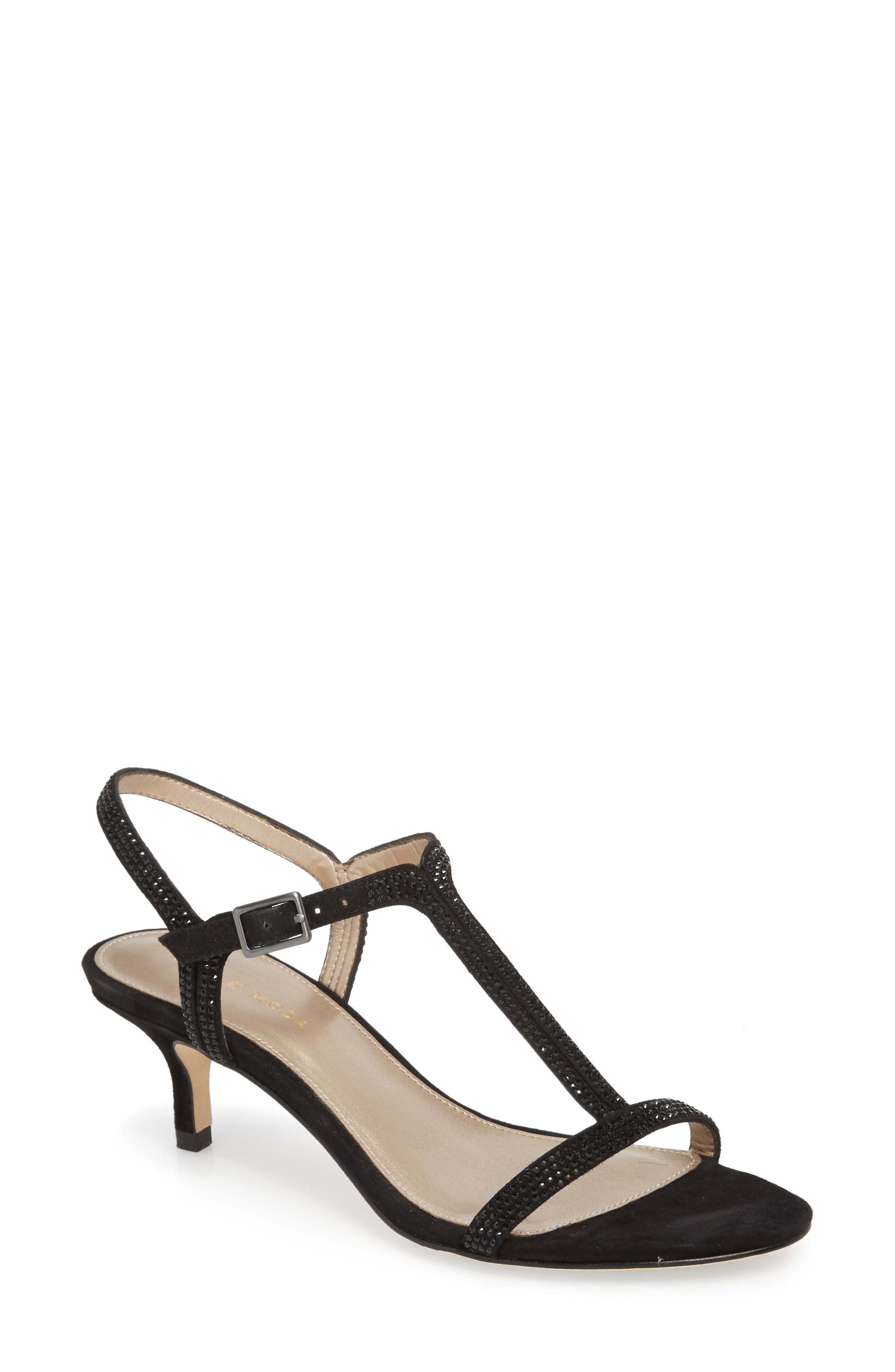 Pelle Moda Women's Frisk Velvet Sandal - Jeweled Embellishments & 3 3/4 Inch Heel - View #4