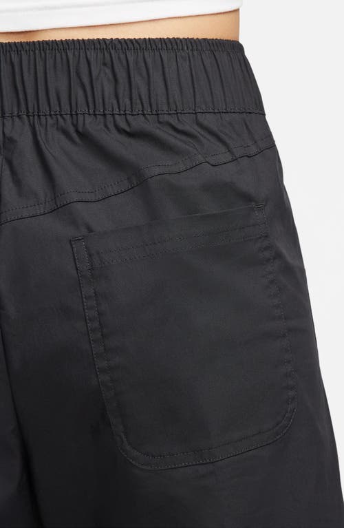 Shop Nike Sportswear Essentials High Waist Pants In Black/white