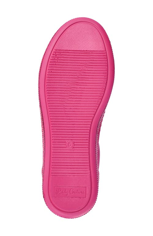 Lady Couture Legend Rhinestone Sneaker In Fuchsia