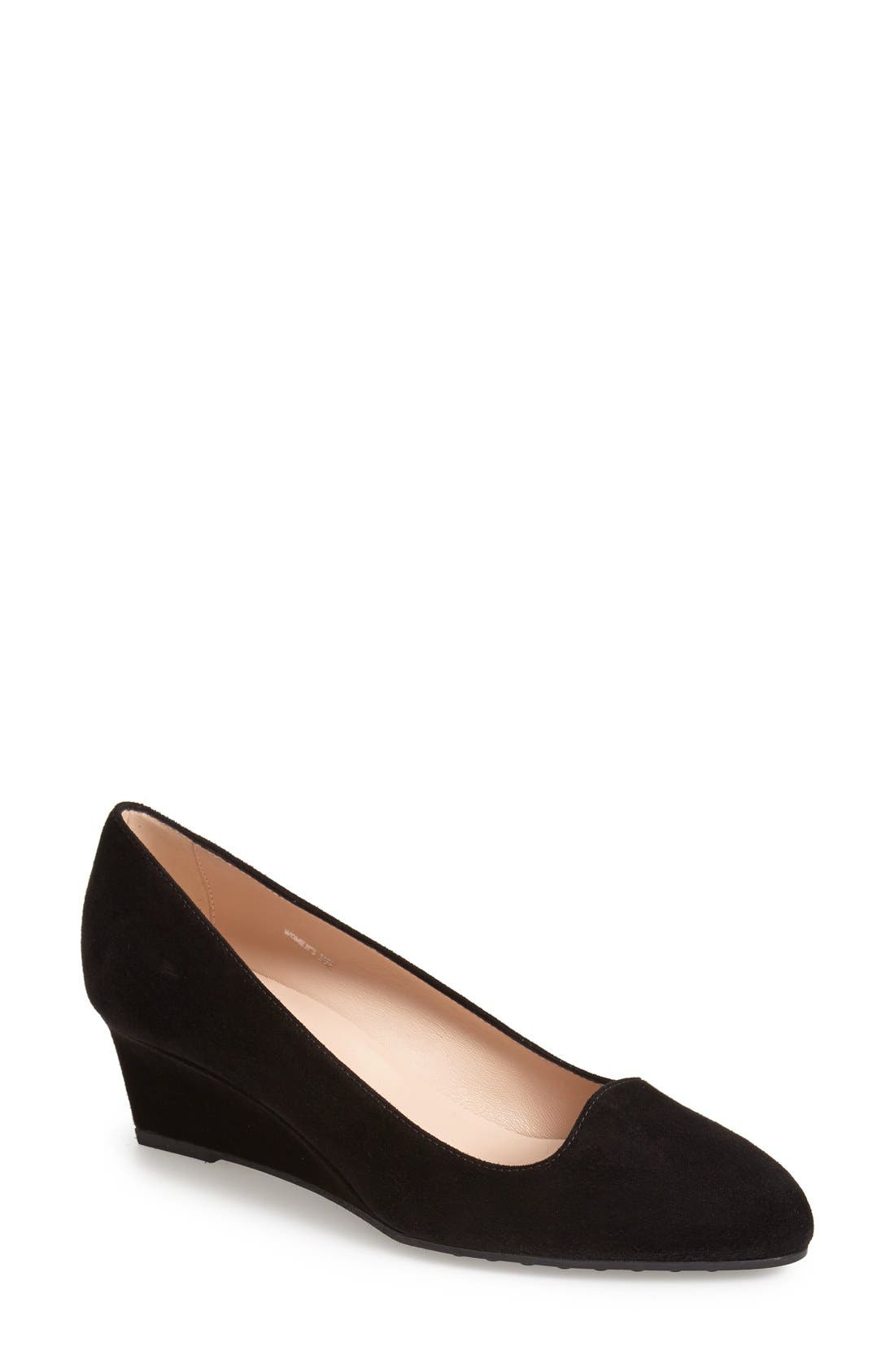 Tod's Suede Wedge Pump (Women) Nordstrom