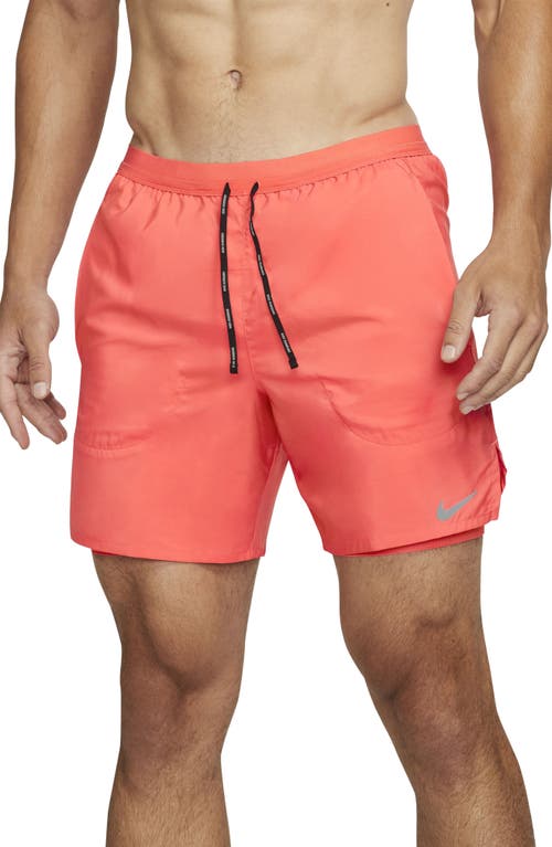 Nike Flex Stride Performance Athletic Shorts in Magic Ember/Magic Ember at Nordstrom, Size Xx-Large