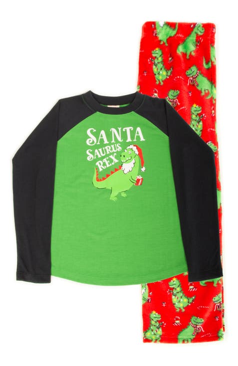 Kids' Santasaurus Rex Two-Piece Pajamas (Toddler & Little Kid)