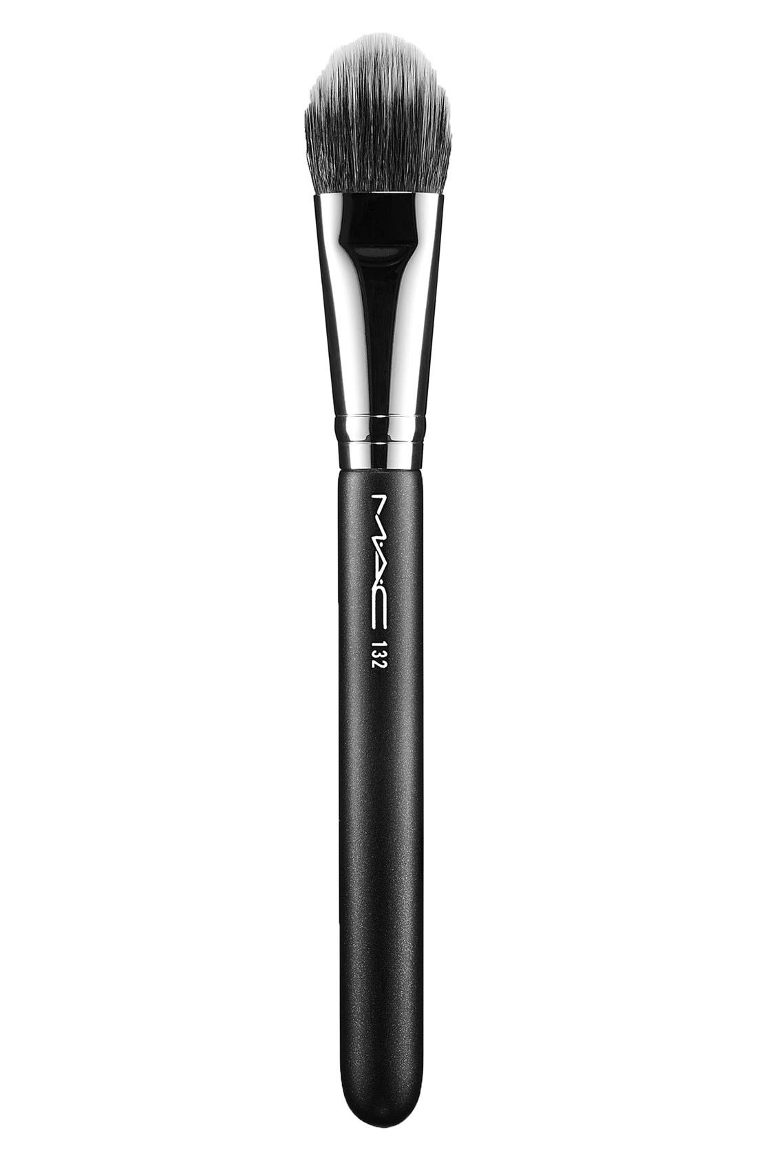 MAC 132 Duo Fibre Foundation Brush Nordstrom