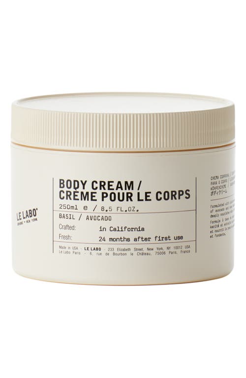 Basil Body Cream