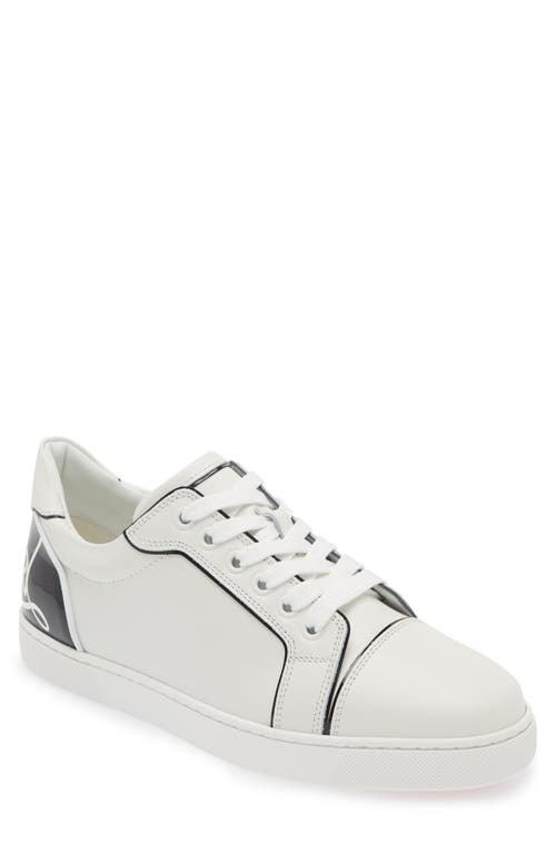 Fun Viera Low Top Sneaker in Bianco/Black