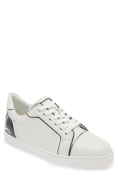 Shop Christian Louboutin Fun Viera Low Top Sneaker In Bianco/black