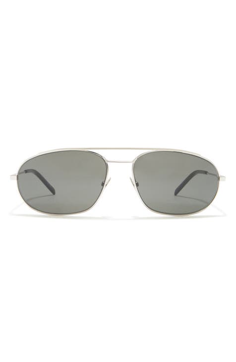 61mm Round Sunglasses