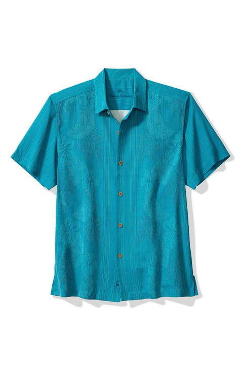 Monogram Short-Sleeved Chambray Shirt - Men - Ready-to-Wear