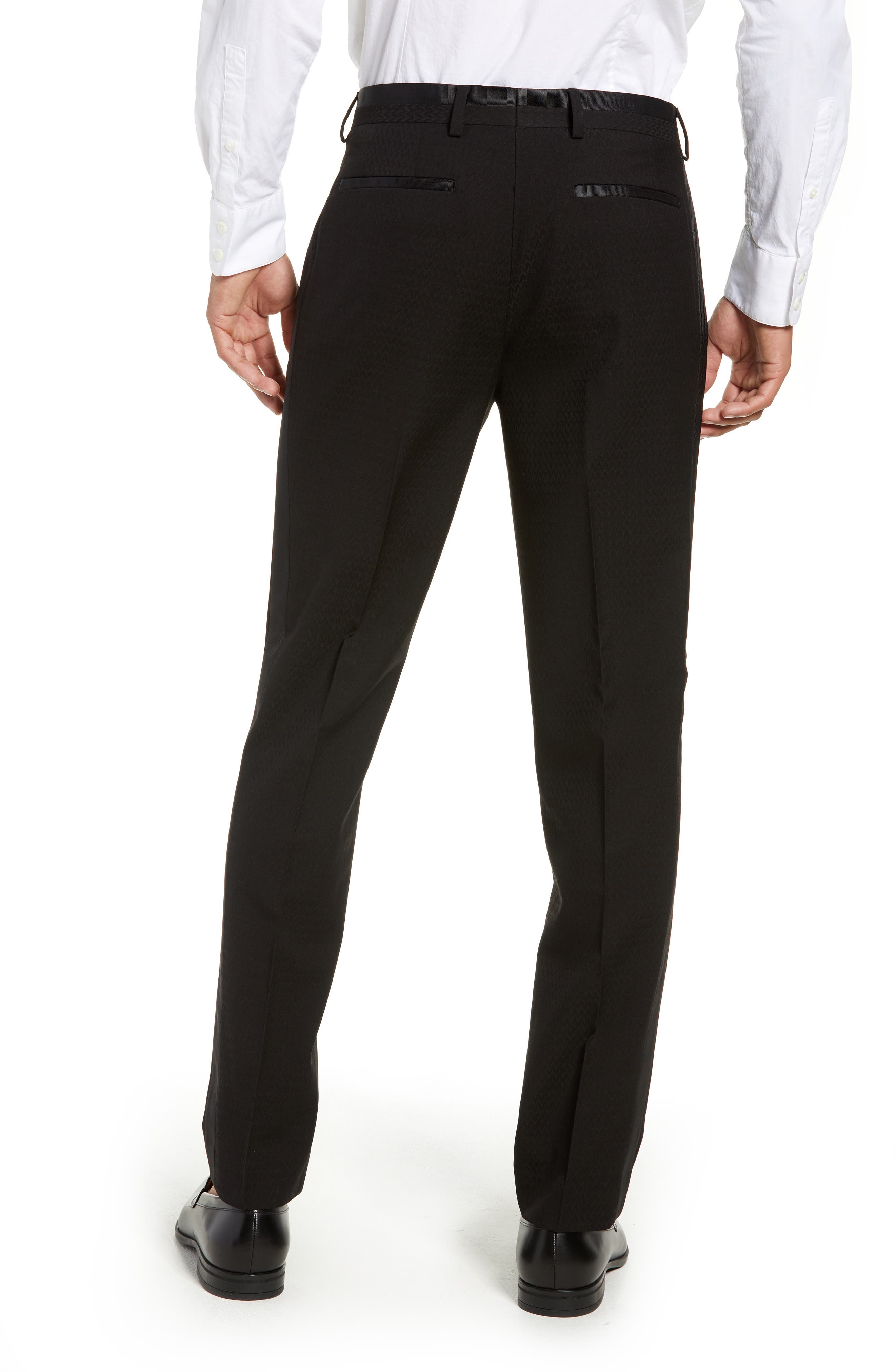 topman tuxedo pants